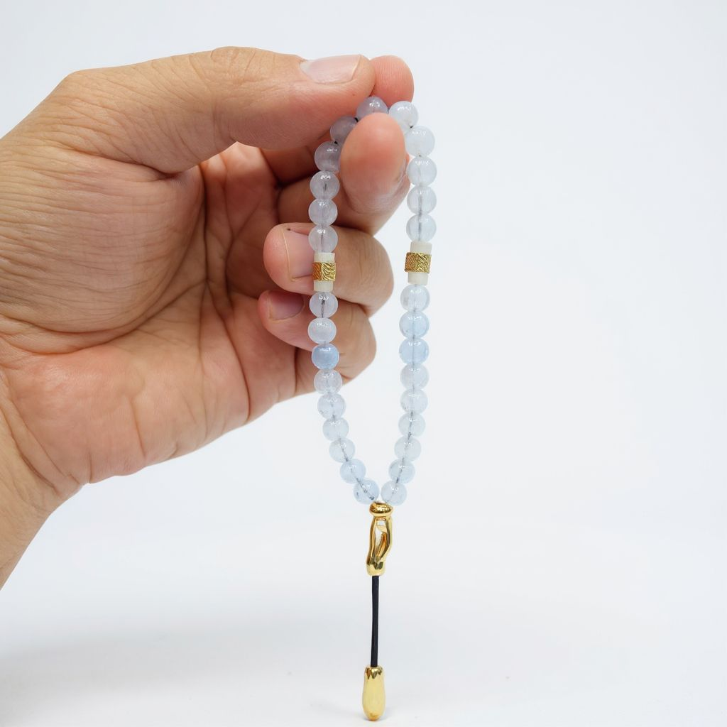 Bileklik Tespih Çekim Serisi (Turkuaz Ceyt) 6mm