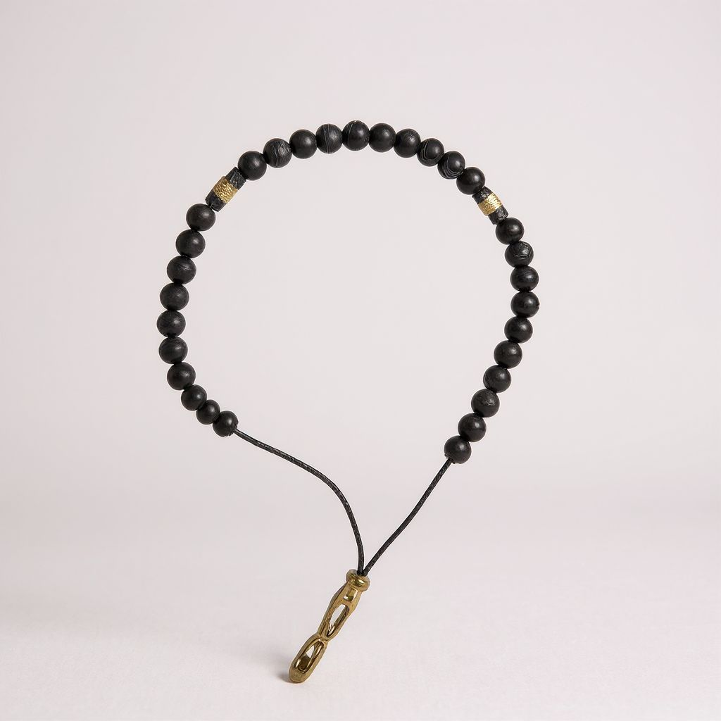 Bileklik Tespih Çekim Serisi (Obsidyen) 6mm