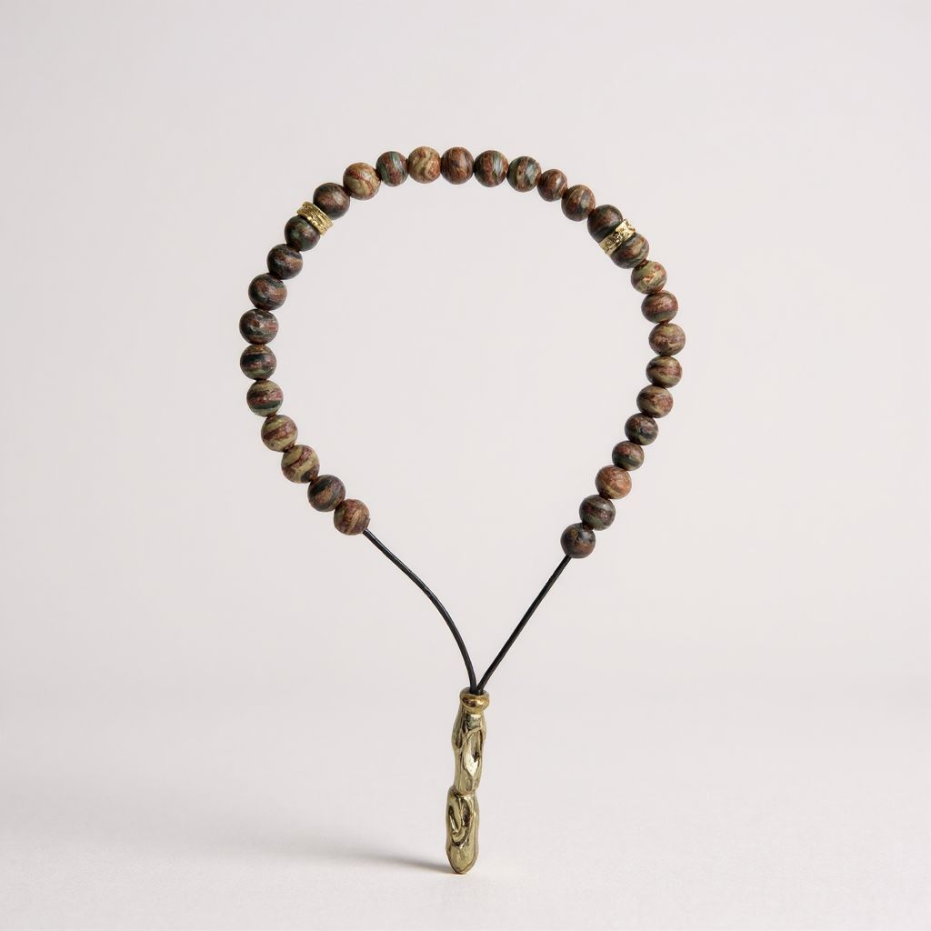 Bileklik Tespih Çekim Serisi (Ahşap Ceyt) 6mm