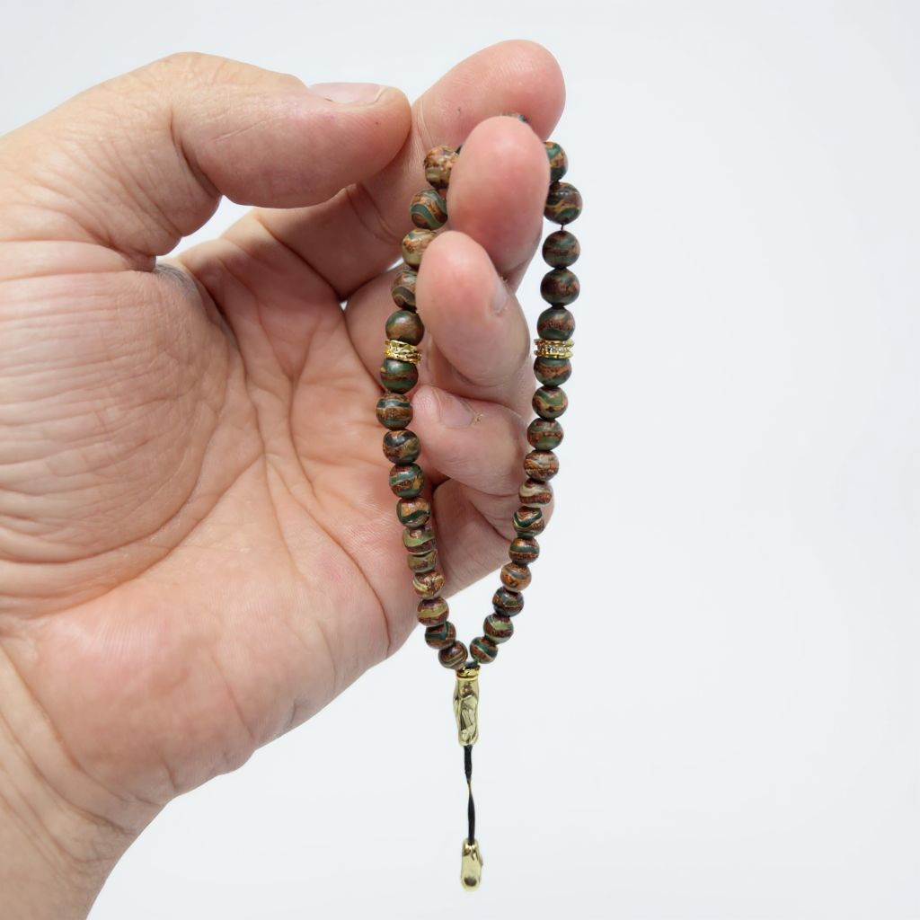 Bileklik Tespih Çekim Serisi (Ahşap Ceyt) 6mm