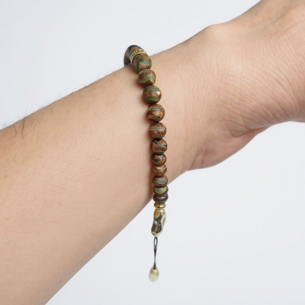 Bileklik Tespih Çekim Serisi (Ahşap Ceyt) 6mm