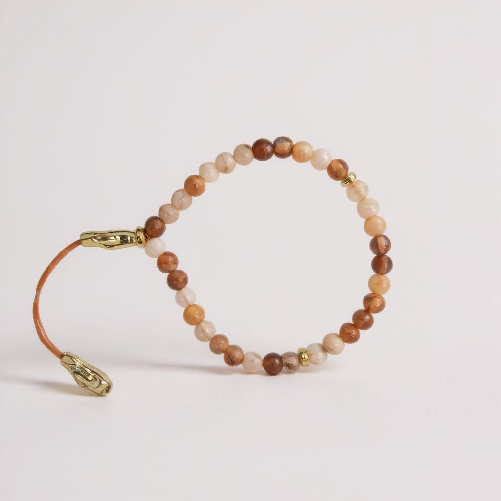 Bileklik Tespih Çekim Serisi (Turuncu Ceyt) 6mm