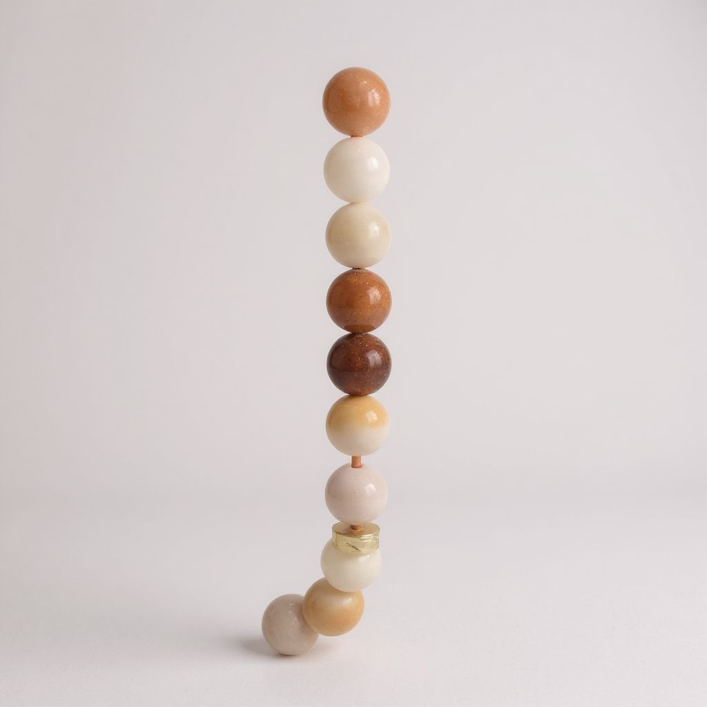 Bileklik Tespih Çekim Serisi (Turuncu Ceyt) 6mm