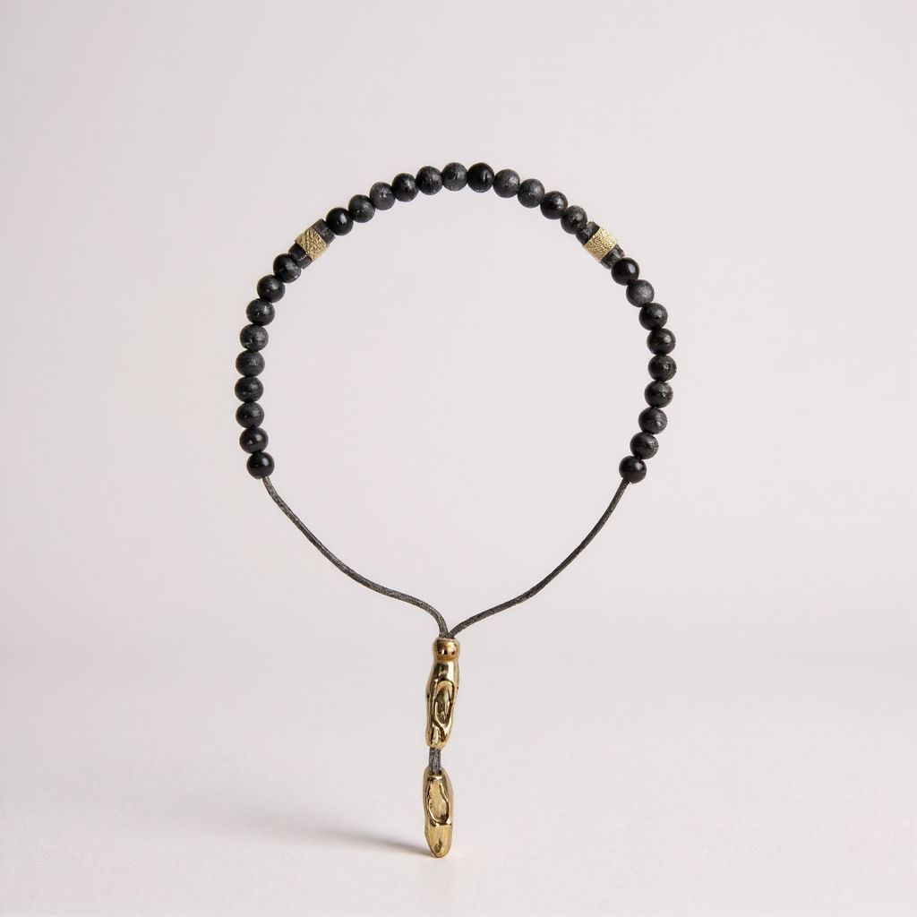 Bileklik Tespih Zarif Serisi (Obsidyen) 4 mm