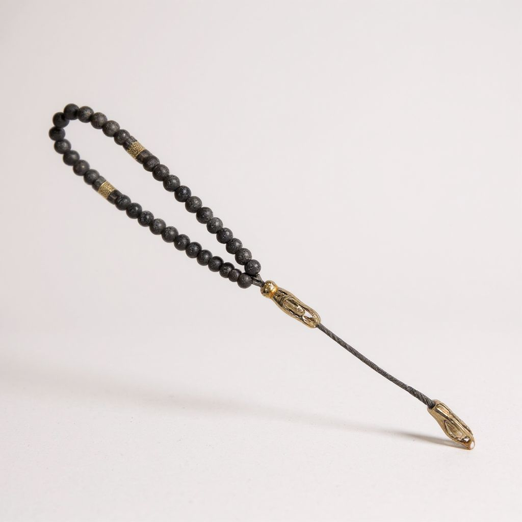 Bileklik Tespih Zarif Serisi (Obsidyen) 4 mm