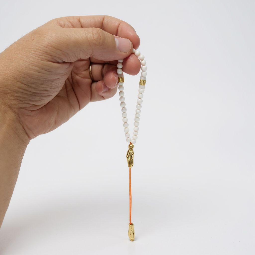 Bileklik Tespih Zarif Serisi (Sedef) 4 mm