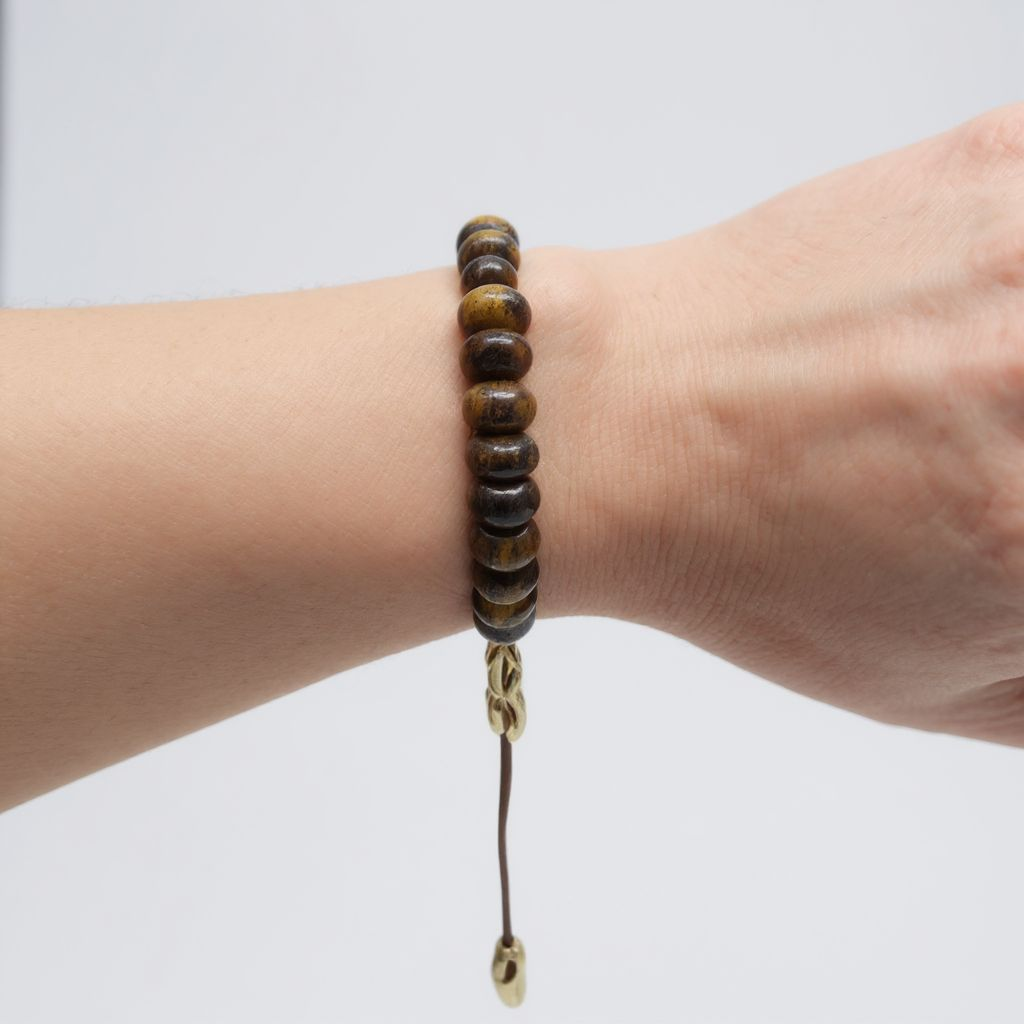 Bileklik Tespih Rondela Serisi (Kaplangözü) 8*5 mm