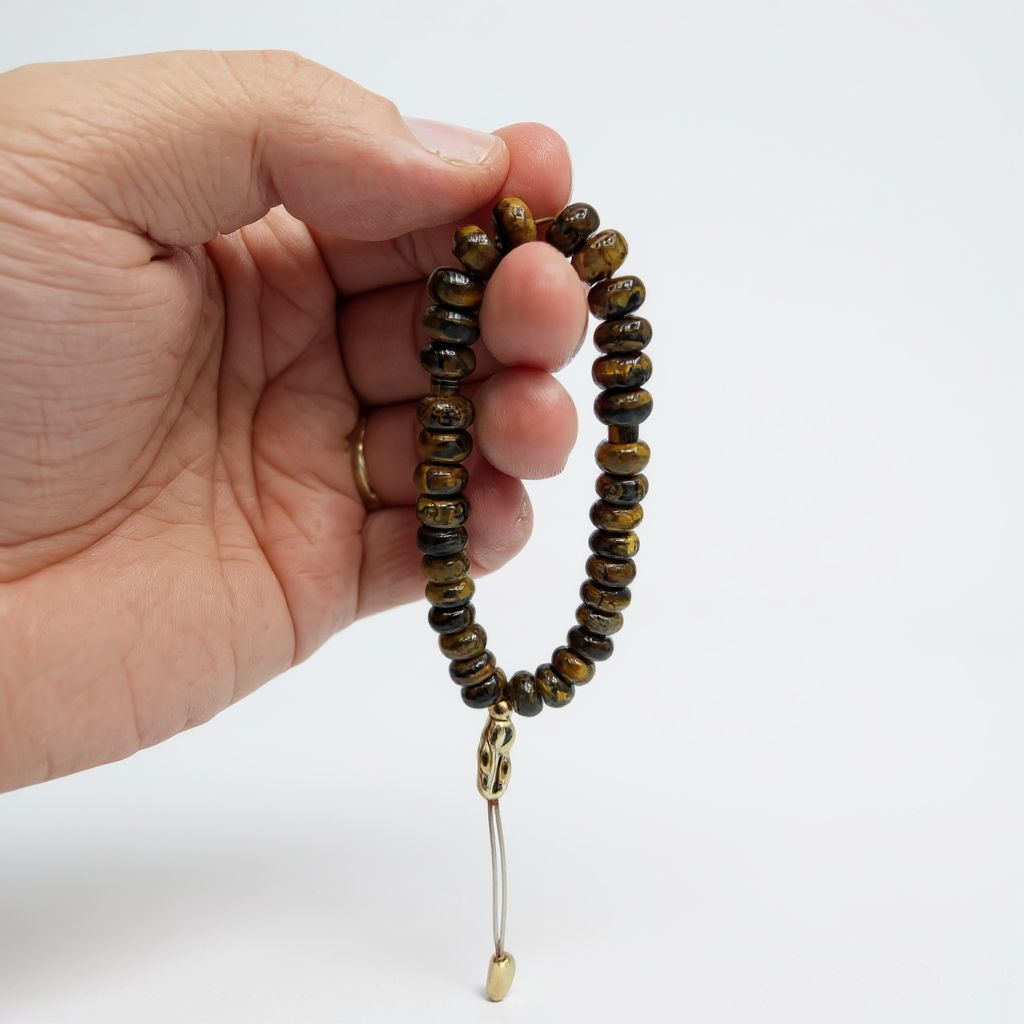 Bileklik Tespih Rondela Serisi (Kaplangözü) 8*5 mm