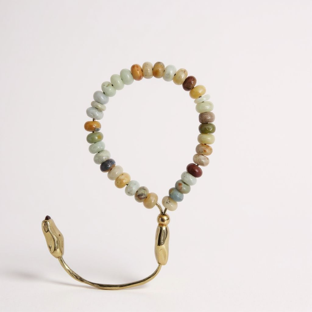 Bileklik Tespih Rondela Serisi (Amazonit) 7*4 mm