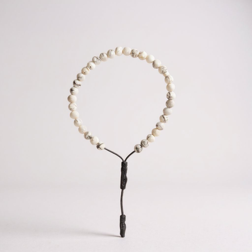 Bileklik Tespih Çekim Serisi (Havlit) Siyah 6 mm