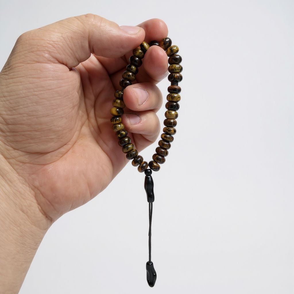 Bileklik Tespih Rondela Serisi (Kaplangözü) 8*5 mm