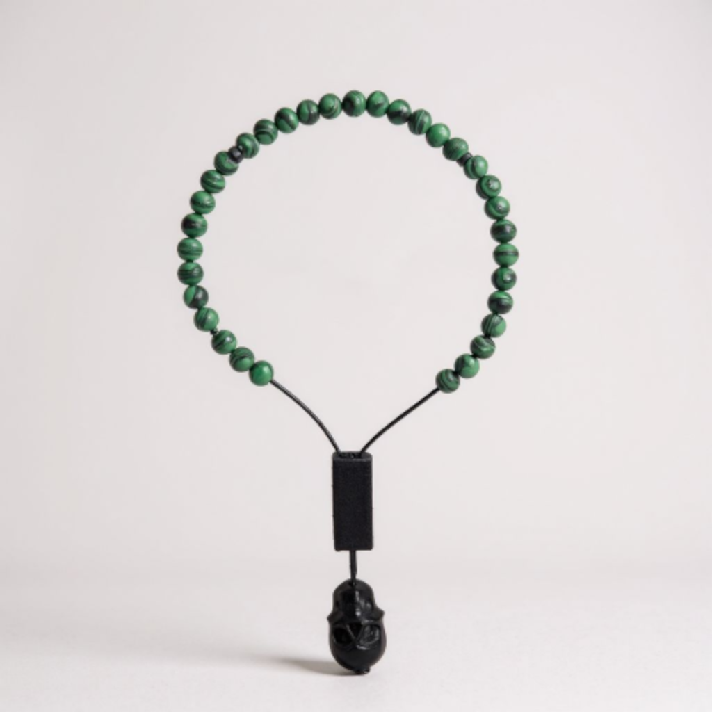 Bileklik Tespih Çekim Serisi (Malakit) 6 mm