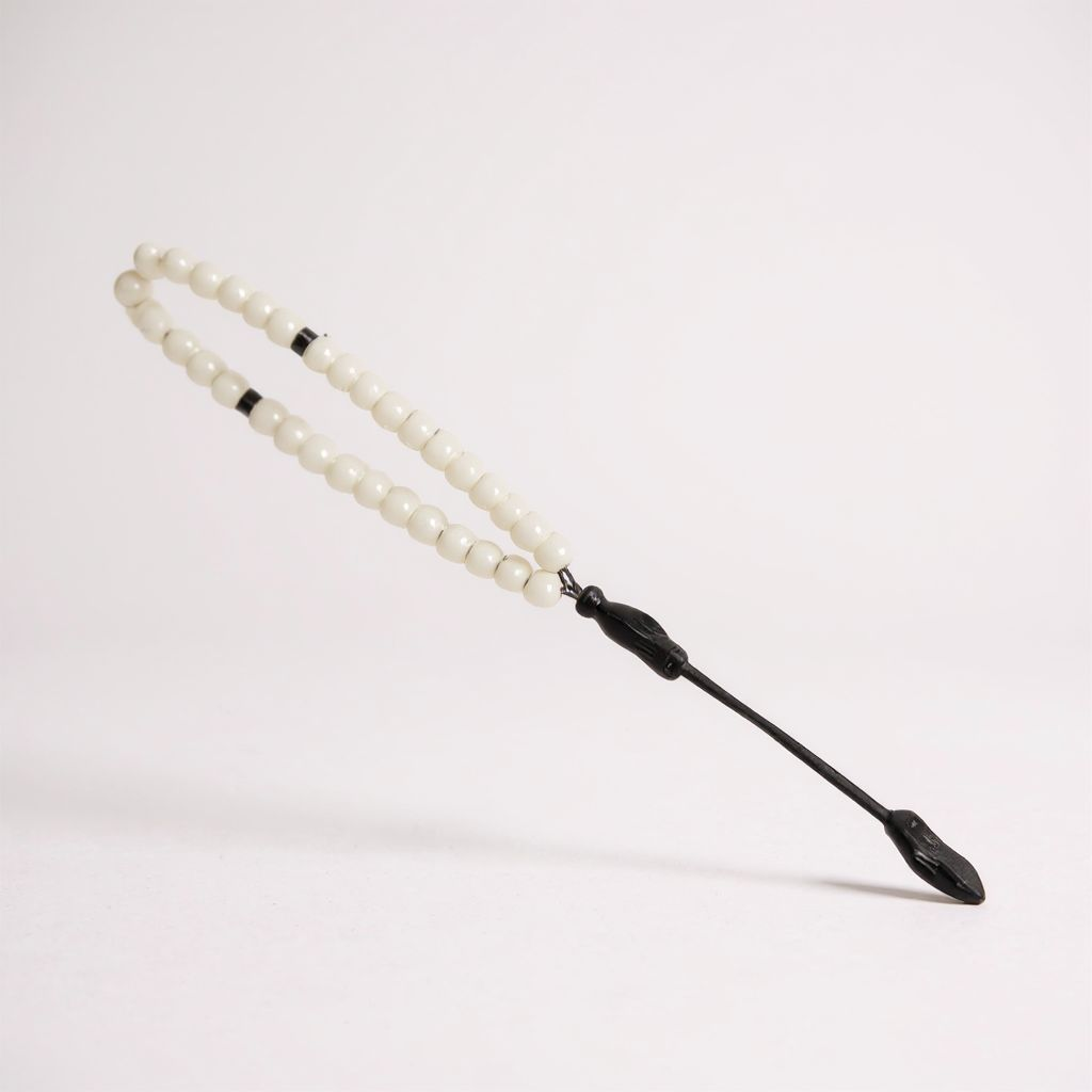 Bileklik Tespih Çekim Serisi (Beyaz Oniks) 6mm