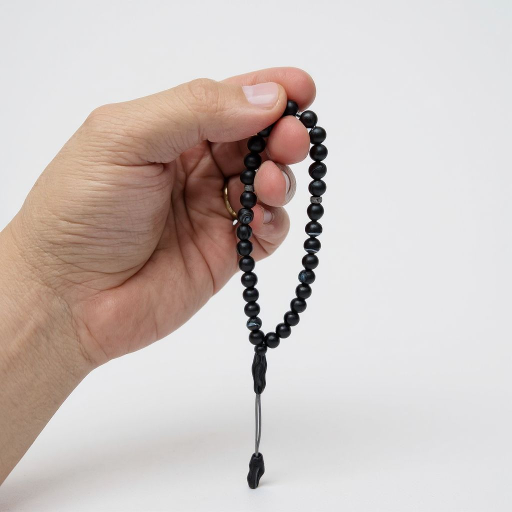 Bileklik Tespih Çekim Serisi (Obsidyen) 6mm