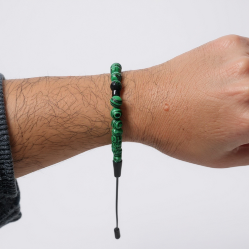 Bracelet Prayer Bead Set (Malachite) 6 mm