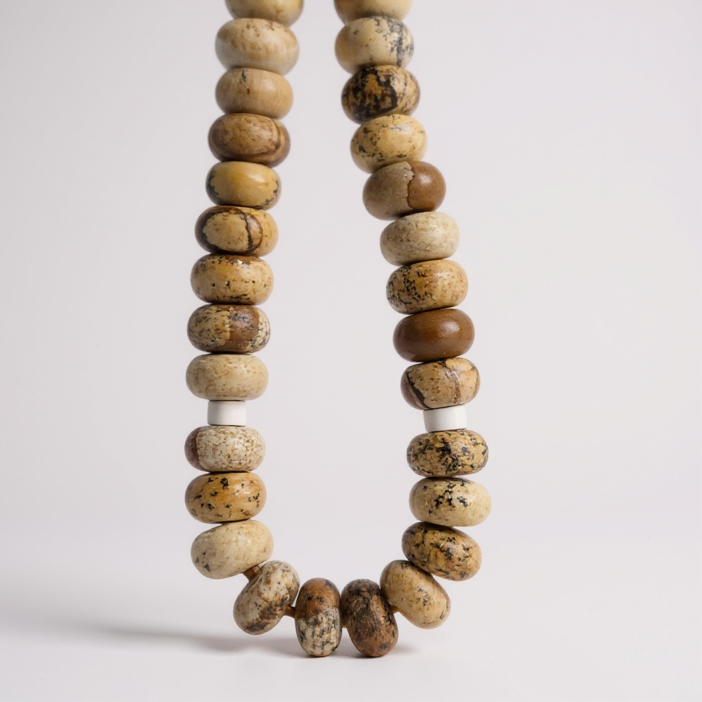 Bracelet Rosary Washer Series (Earth Jasper) 8*5 mm