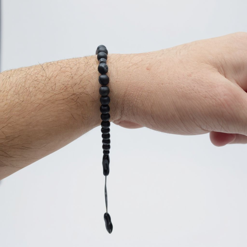 Bileklik Tespih Çekim Serisi (Obsidyen) 6mm