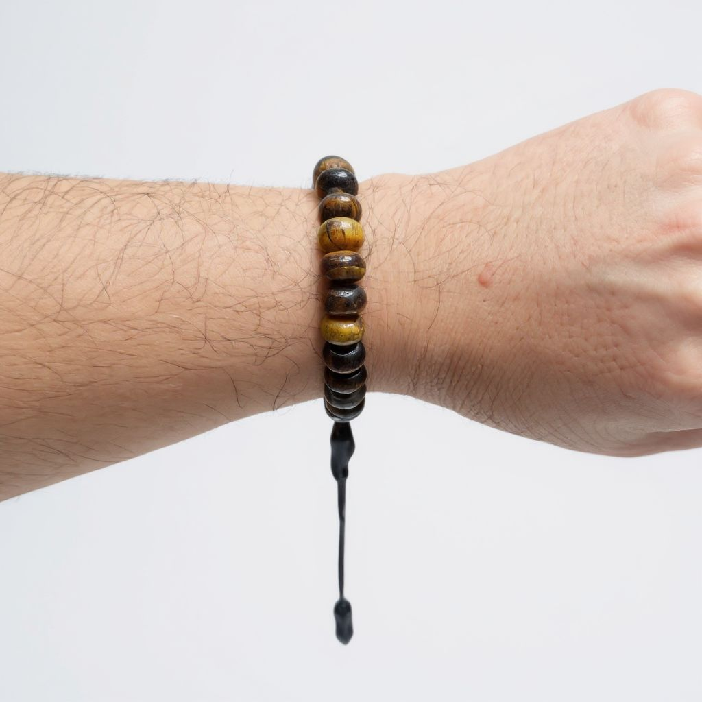 Bileklik Tespih Rondela Serisi (Kaplangözü) 8*5 mm