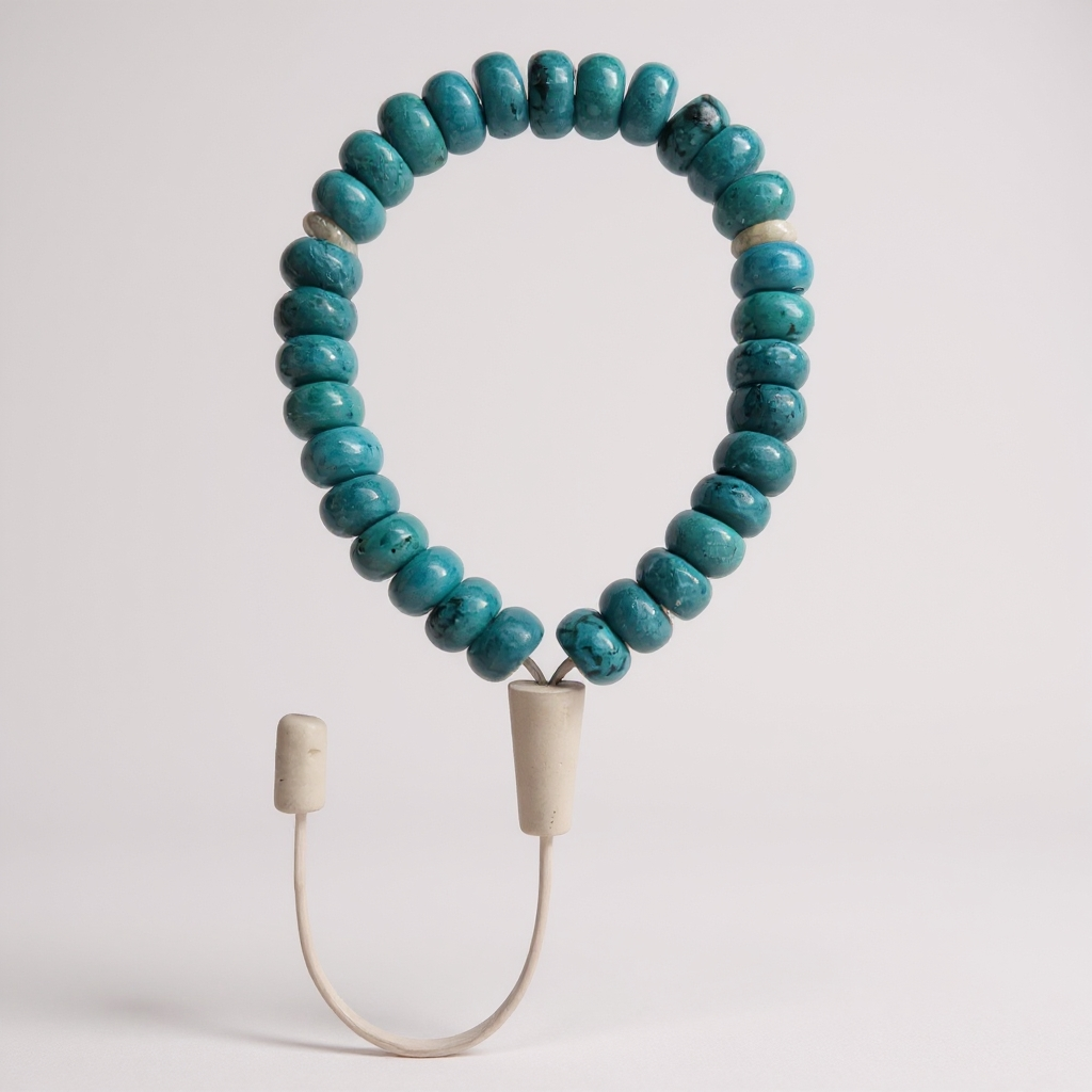 Bracelet Prayer Beads Washer Series (Turquoise Agate) 8*5 mm