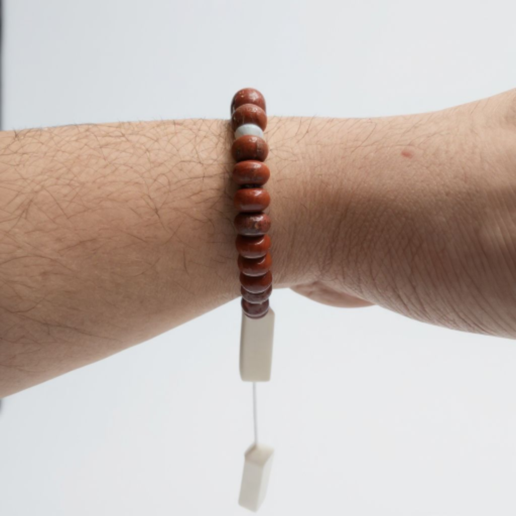 Bileklik Tespih Rondela Serisi (Kiremit Kuvars) 8*5 mm