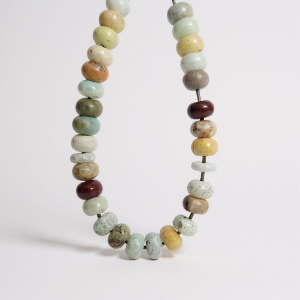 Bileklik Tespih Rondela Serisi (Amazonit) 7*4 mm