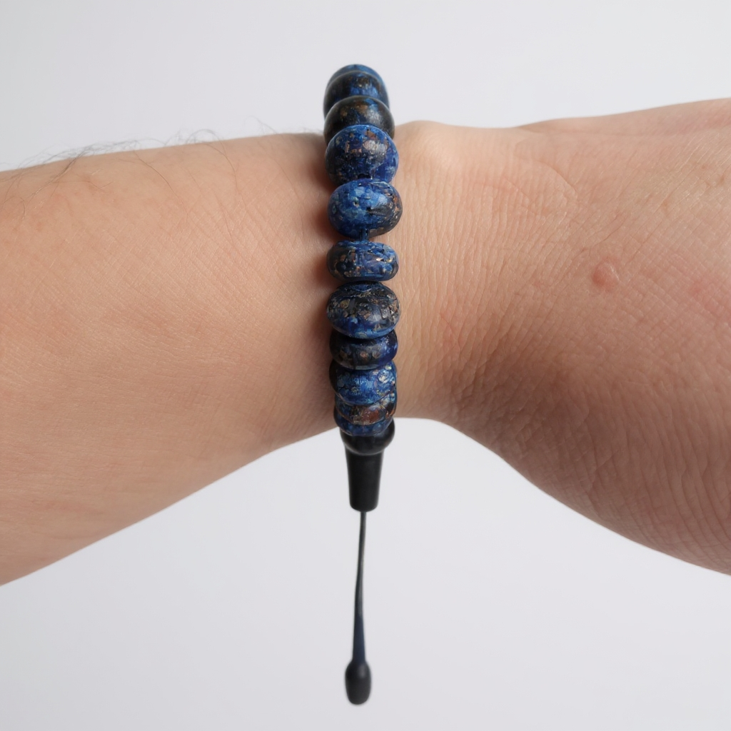 Bracelet Rosary Washer Series (Ocean Jade) 8*5 mm