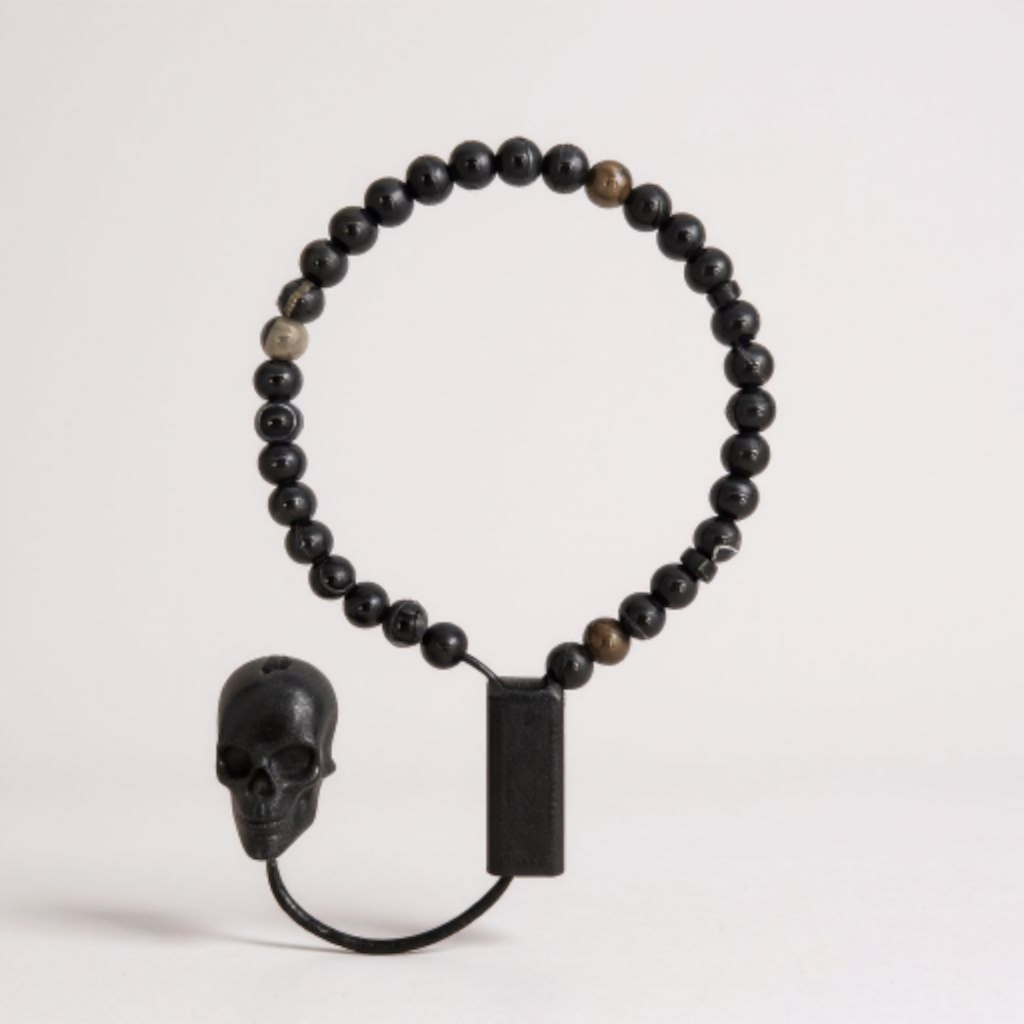 Bileklik Tespih Çekim Serisi (Siyah Akik) 6 mm