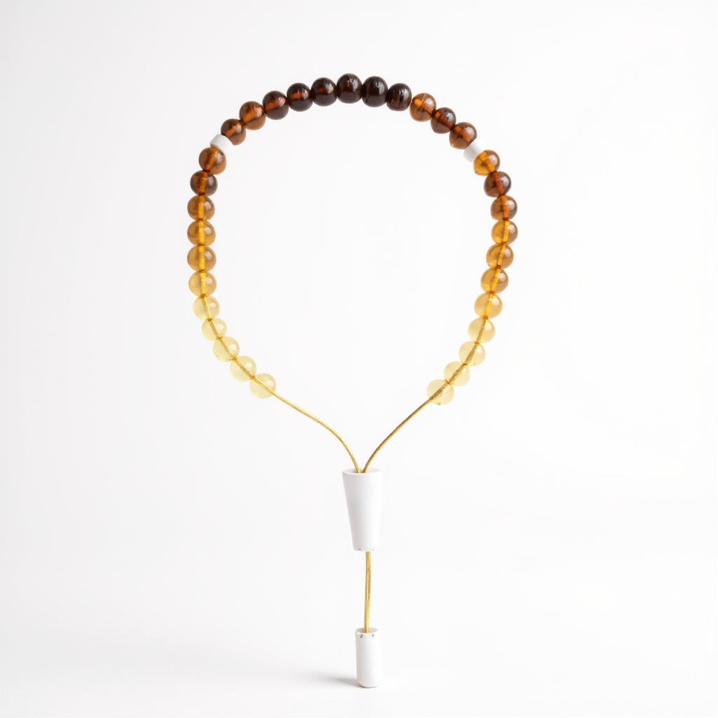 Armband-Gebetsperlen-Set (Bernstein) 5 mm