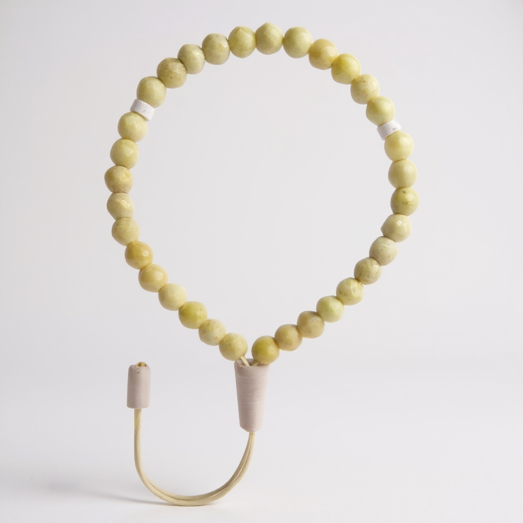 Armband-Gebetsperlen-Set (Gelber Achat) 6 mm