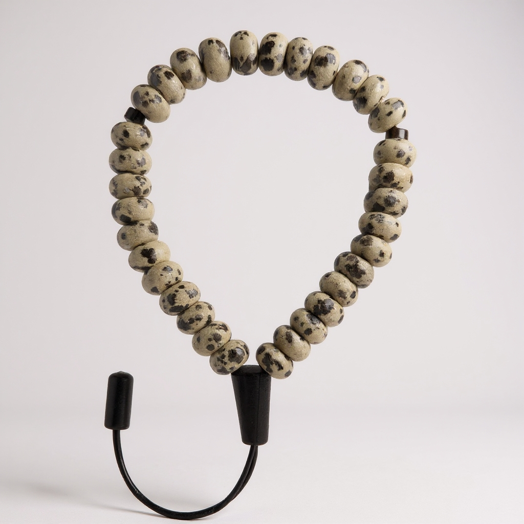 Bileklik Tespih Rondela Serisi (Dalmaçya Ceyt) 8*5 mm