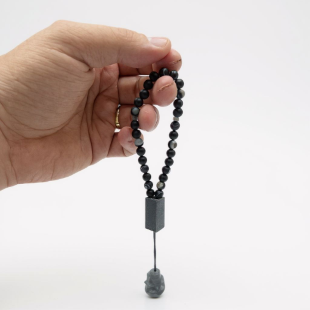 Bileklik Tespih Çekim Serisi (Mat Siyah Oniks) 6mm
