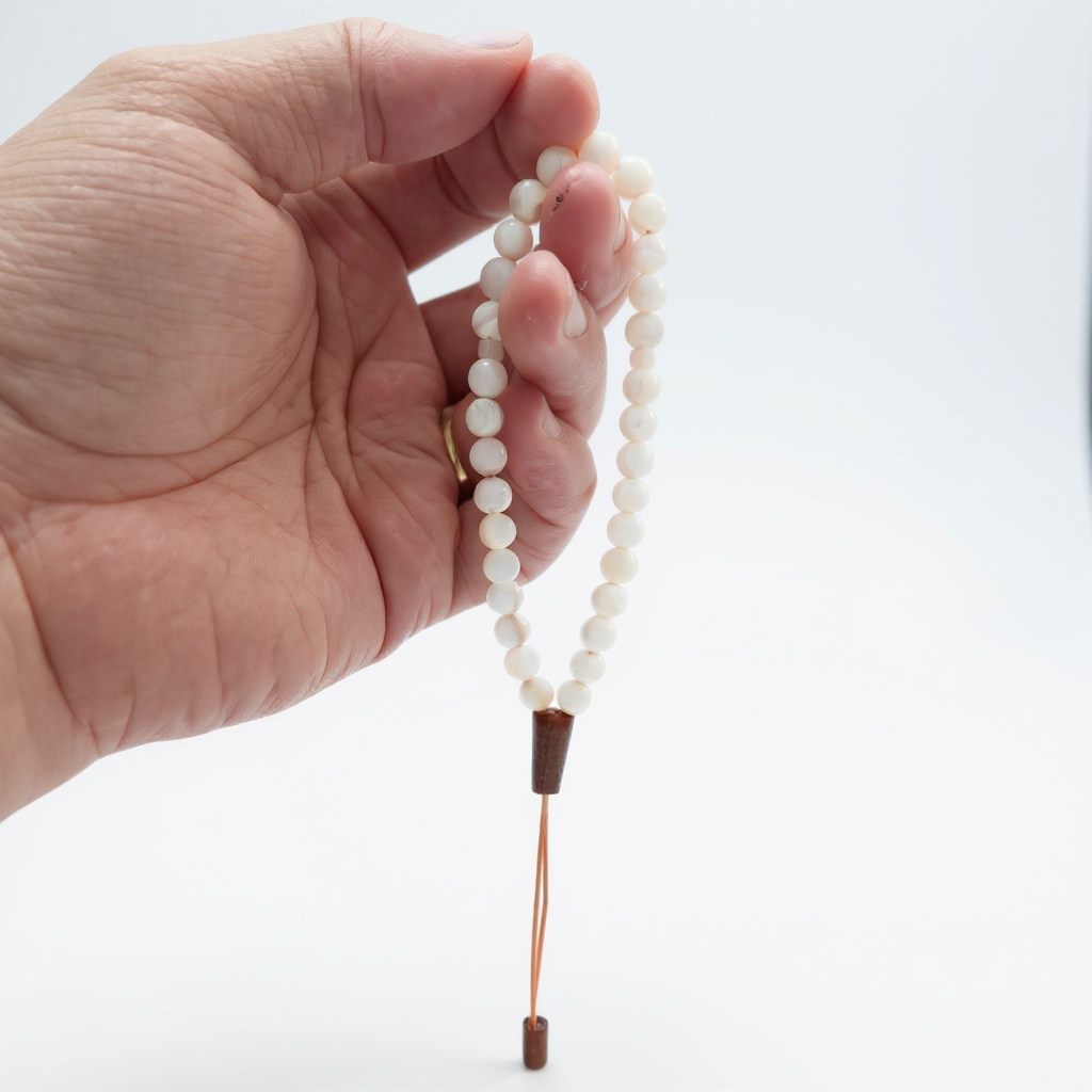 Bracelet Prayer Bead Set (Mother-of-Pearl) 6 mm