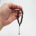 Bracelet Prayer Bead Washer Series (Tiger Eye) 8*5 mm