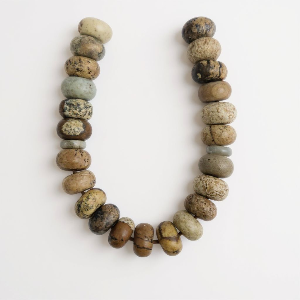 Bileklik Tespih Rondela Serisi (Toprak Jasper) 8*5 mm