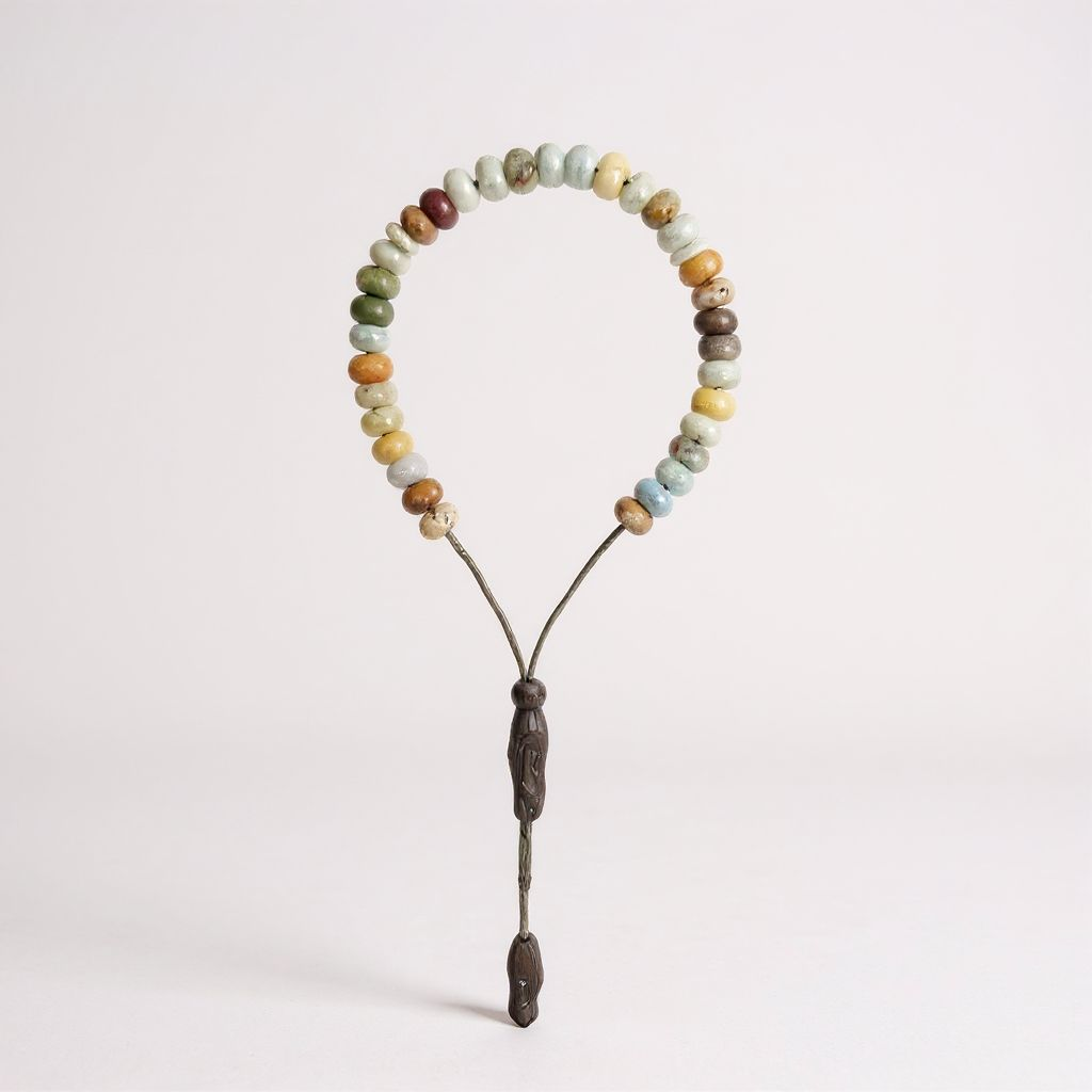 Bileklik Tespih Rondela Serisi (Amazonit) 7*4 mm