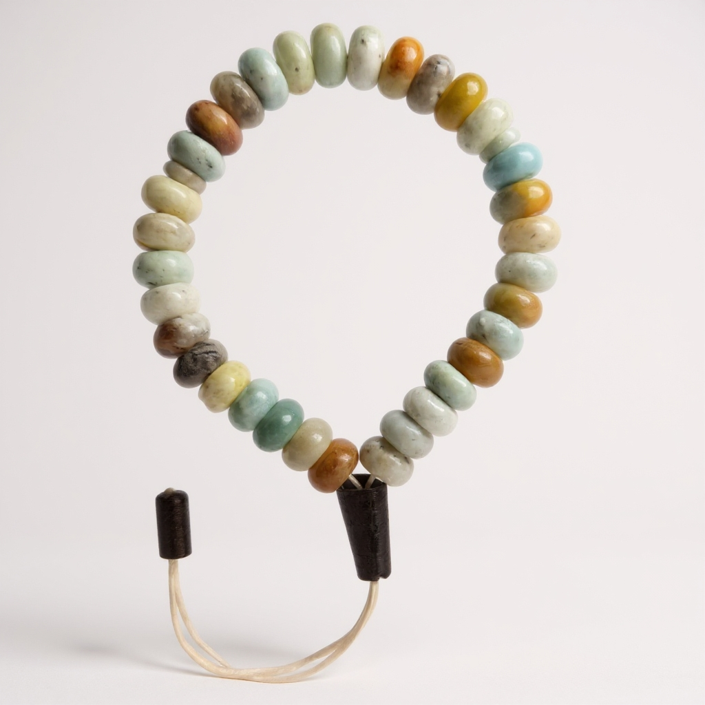 Bracelet Prayer Beads Washer Series (Amazonite) 8*5 mm