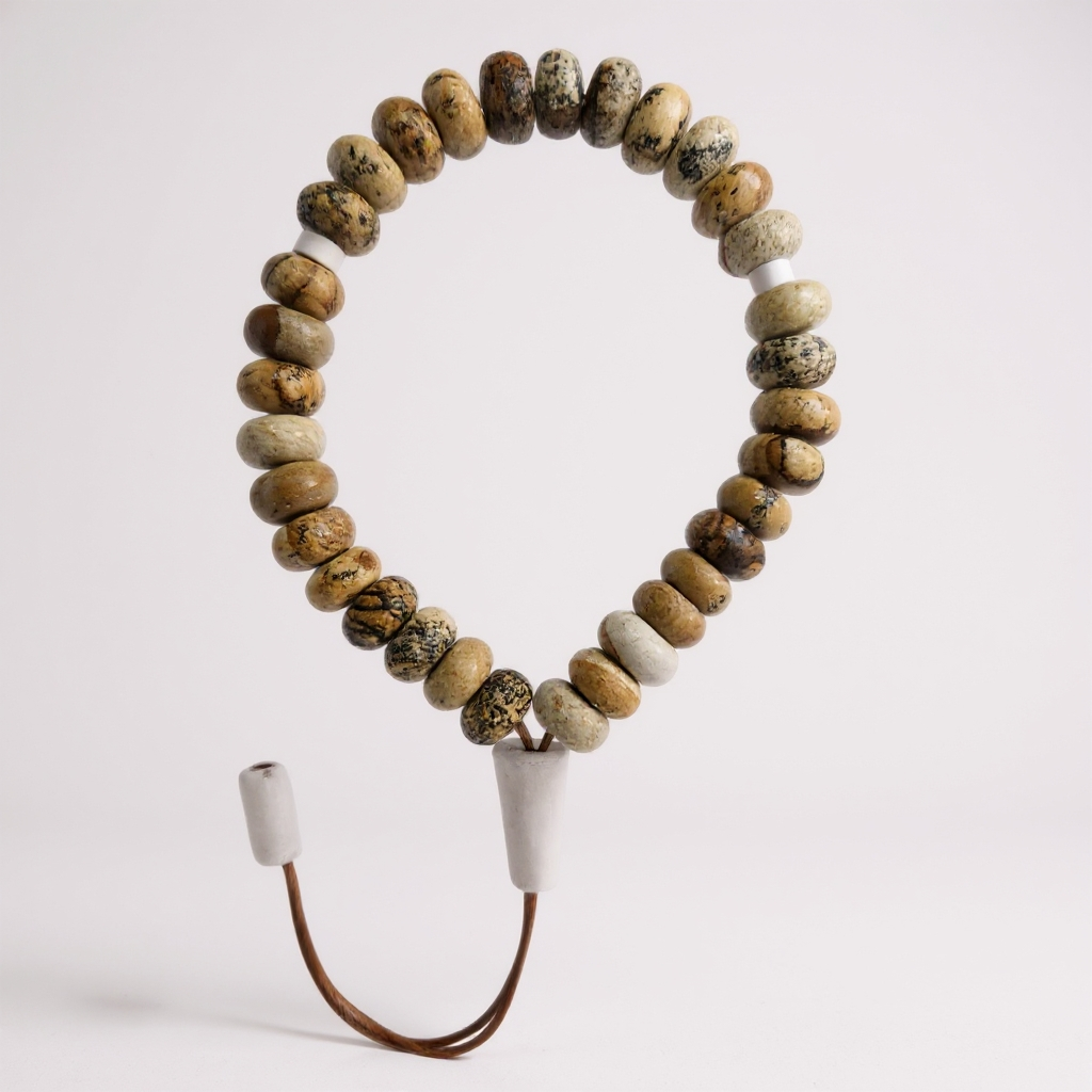 Bracelet Rosary Washer Series (Earth Jasper) 8*5 mm