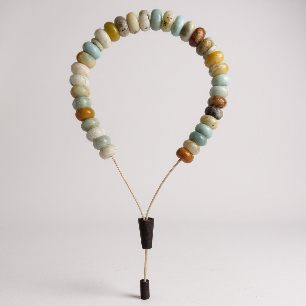 Bracelet Prayer Beads Washer Series (Amazonite) 8*5 mm