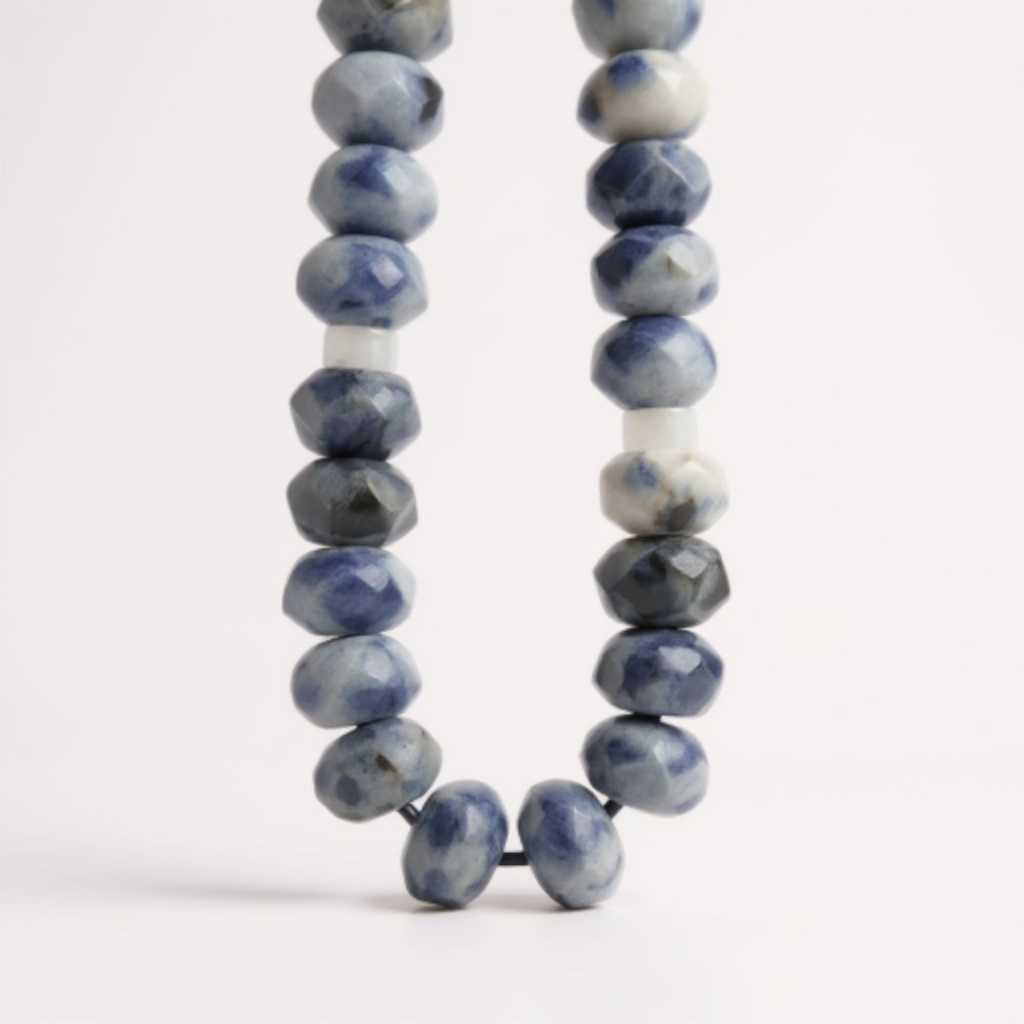 Bileklik Tespih Rondela Serisi (Sodalit) 8*5 mm