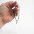 Bracelet Prayer Bead Set (Light Blue Agate) 6 mm