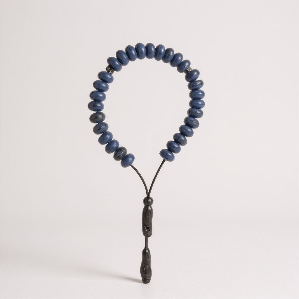 Bileklik Tespih Rondela Serisi (Lapis Kuvars) 8*5 mm