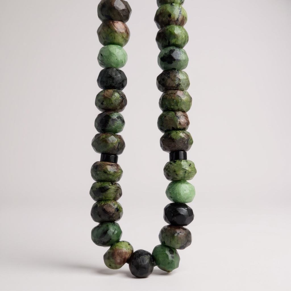 Bracelet Rosary Washer Series (Anyolite) 8*5 mm