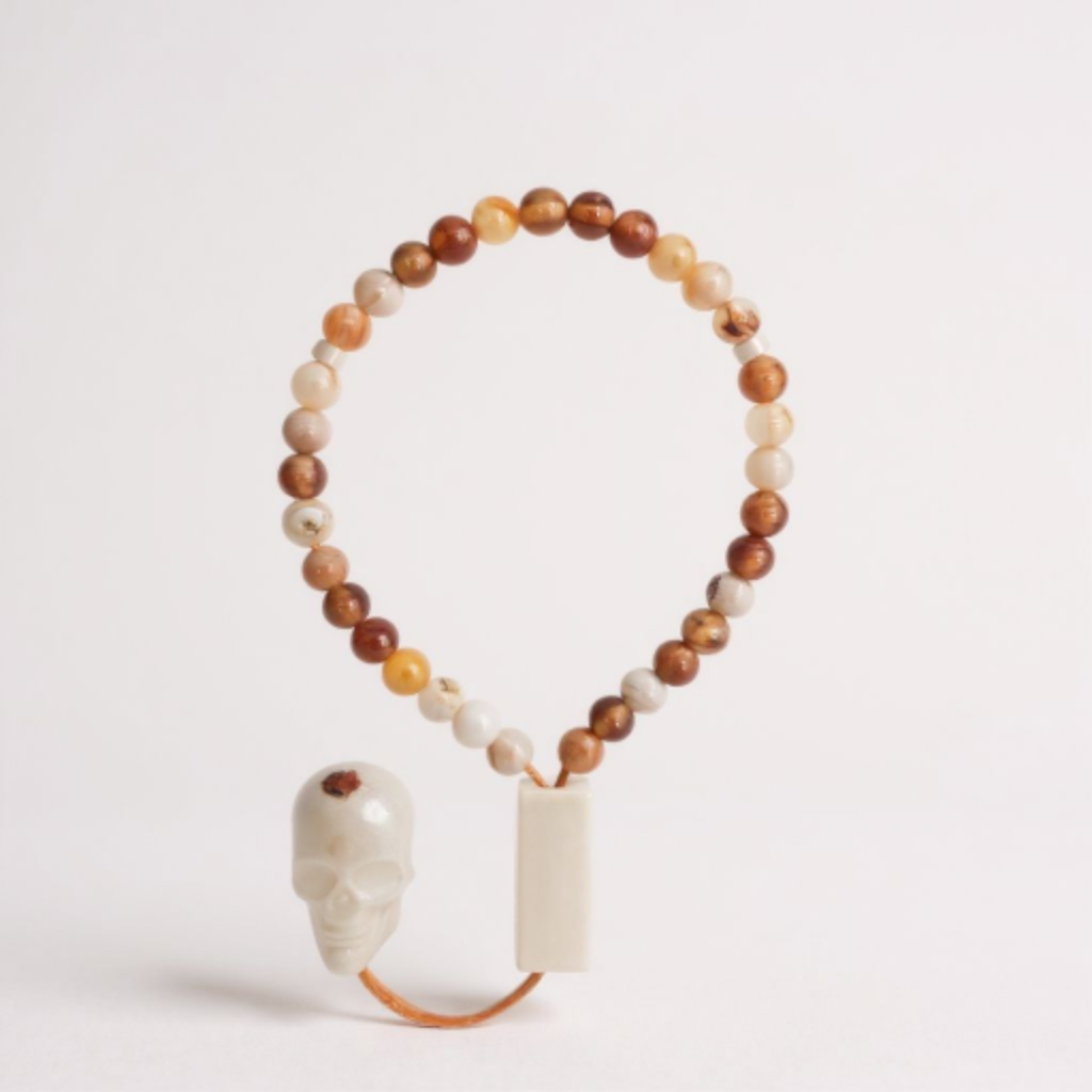 Bileklik Tespih Çekim Serisi (Turuncu Ceyt) 6 MM