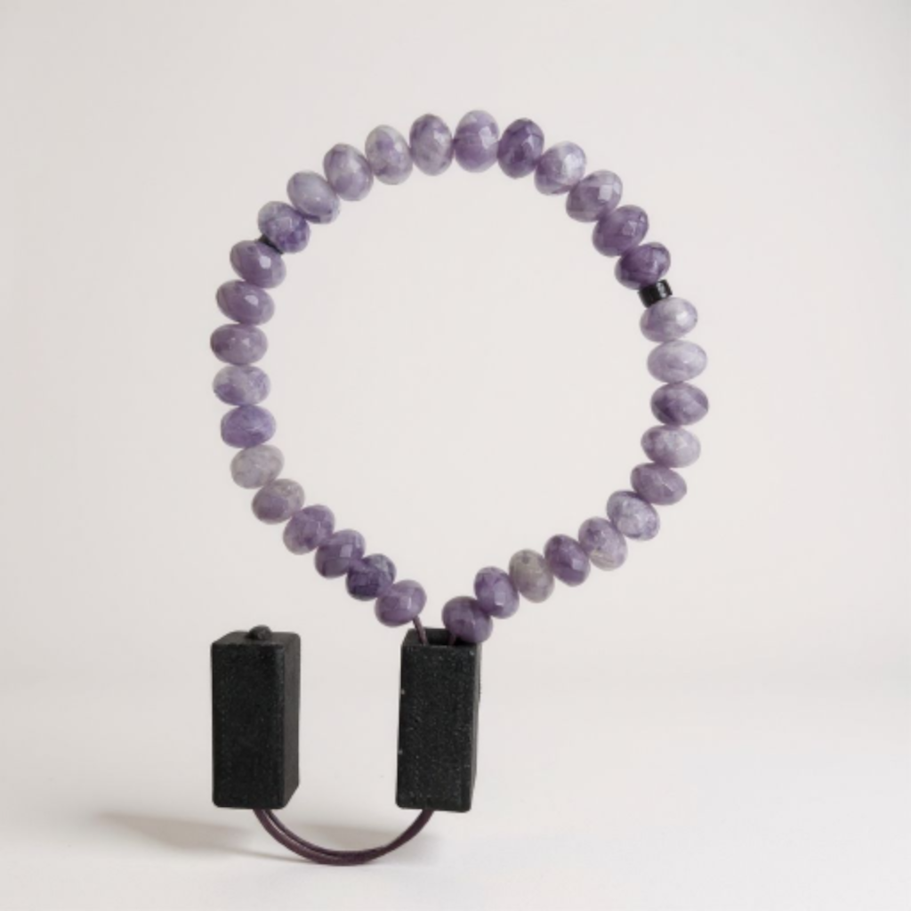 Bileklik Tespih Rondela Serisi (Ametist) 8*5 mm