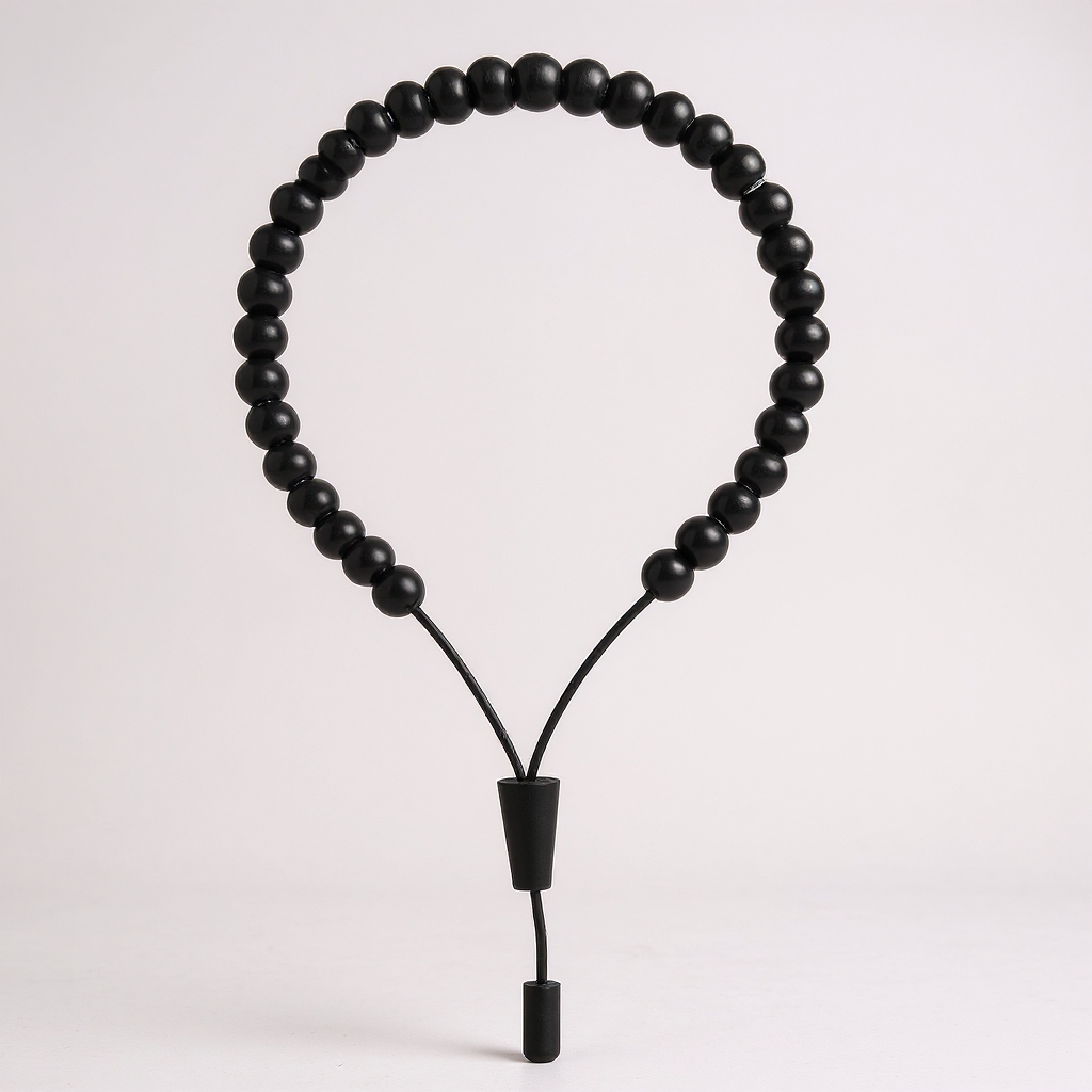 Bracelet Prayer Bead Set (Matte Black Onyx) 6 mm