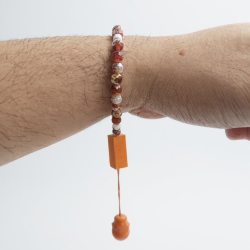 Bileklik Tespih Çekim Serisi (Turuncu Akik) 6 mm
