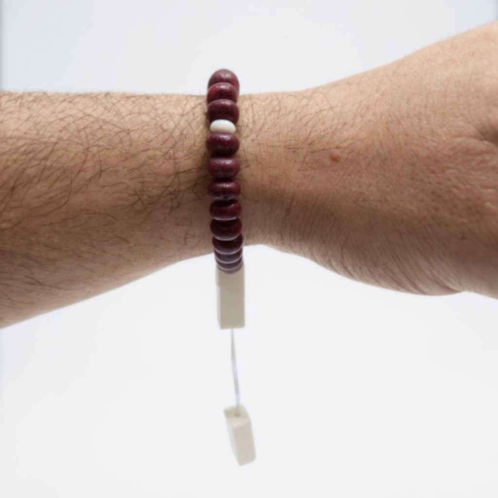 Bileklik Tespih Rondela Serisi (Yakut Ceyt) 8*5 mm