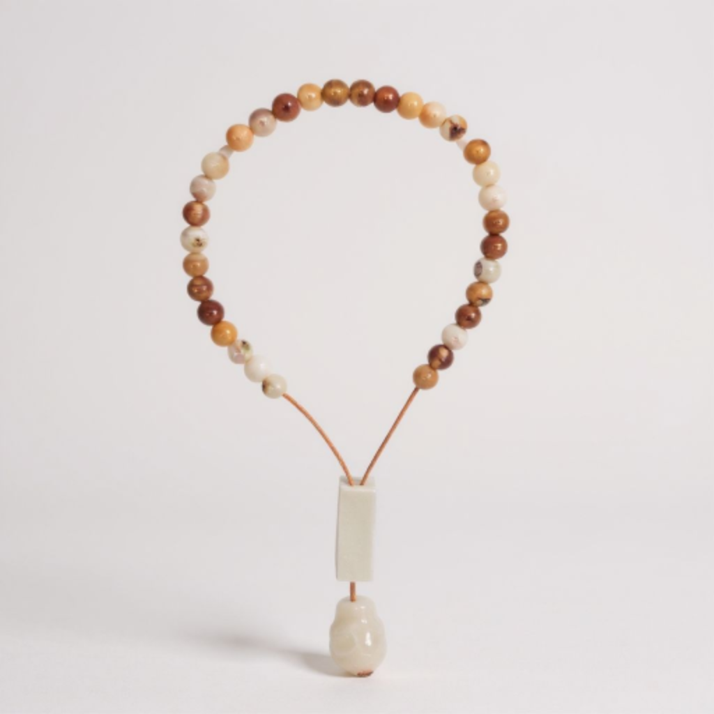 Bileklik Tespih Çekim Serisi (Turuncu Ceyt) 6 MM