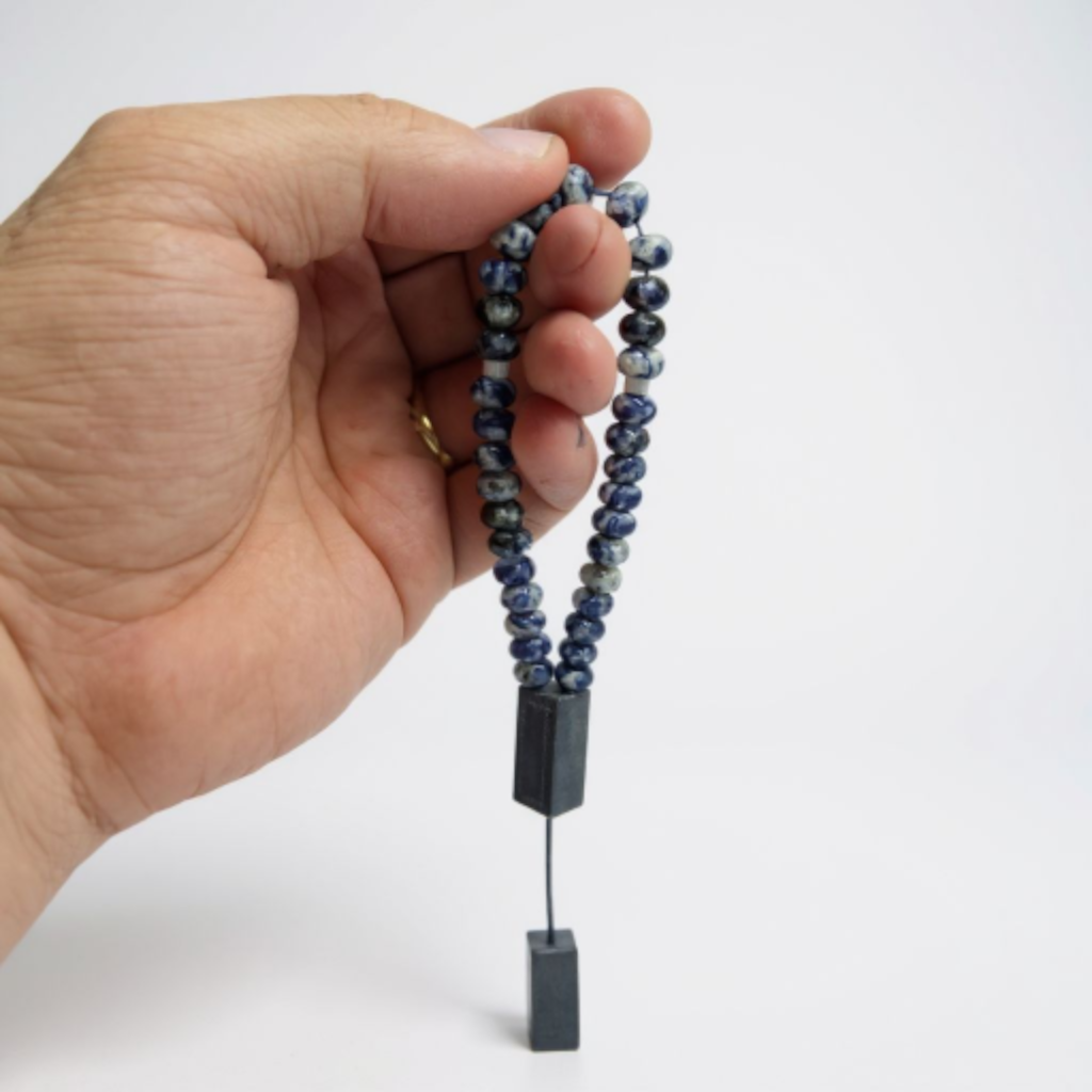 Bileklik Tespih Rondela Serisi (Sodalit) 8*5 mm