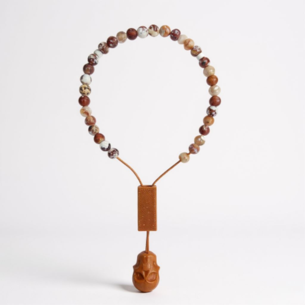 Bileklik Tespih Çekim Serisi (Turuncu Akik) 6 mm